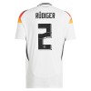 Camisola Alemanha Antonio Rudiger 2 Homen Equipamento 1ª Euro 2024